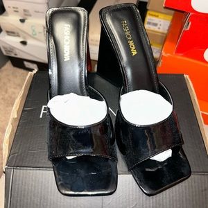 Fashion Nova Buttercup Heeled Mule